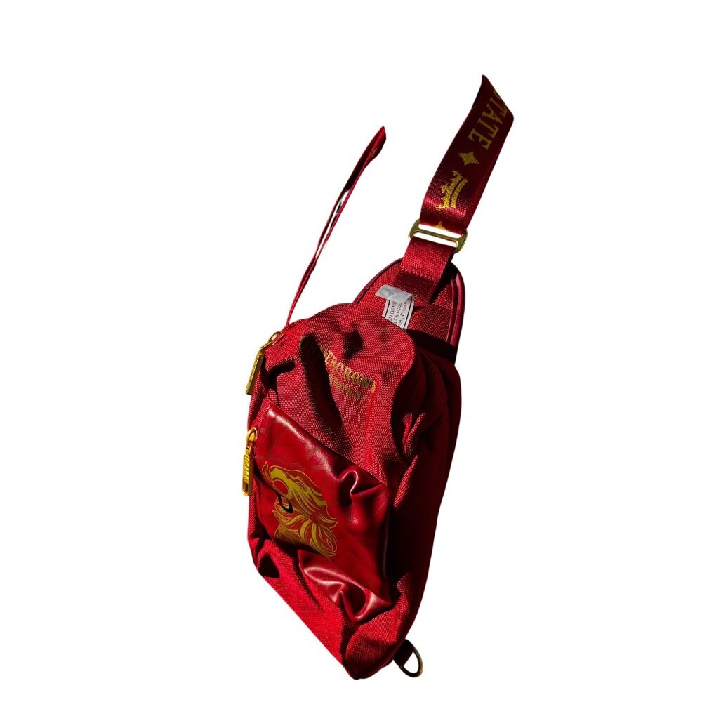 Undercrown Sun Grown Red Sling Bag By Drew Estate Adjustable Strap Gold Accents - Picture 3 of 15